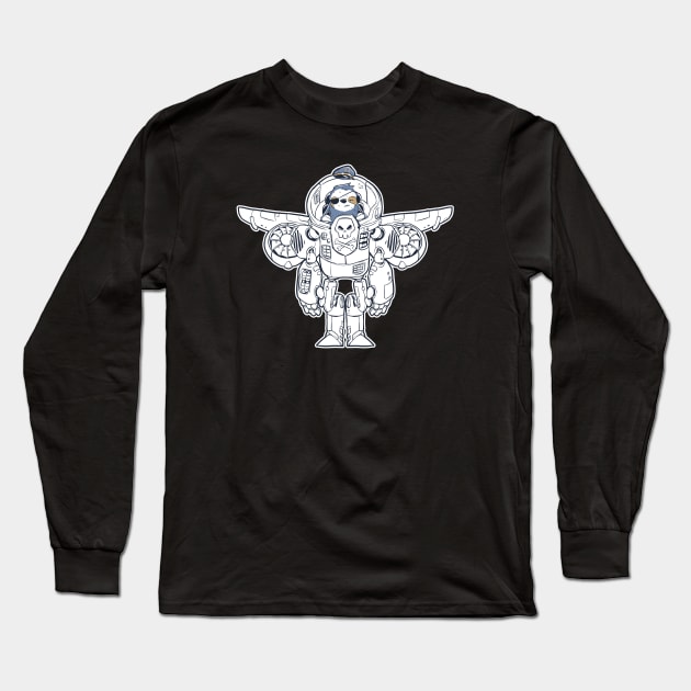 Sky Pirate v2 Long Sleeve T-Shirt by MBGraphiX